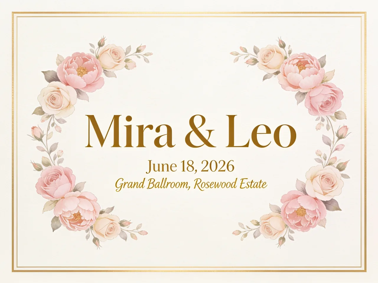 Wedding Invitation Concept