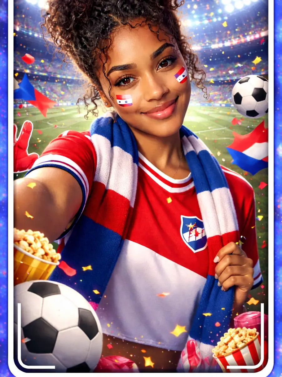 Template 13 World Cup AI image template